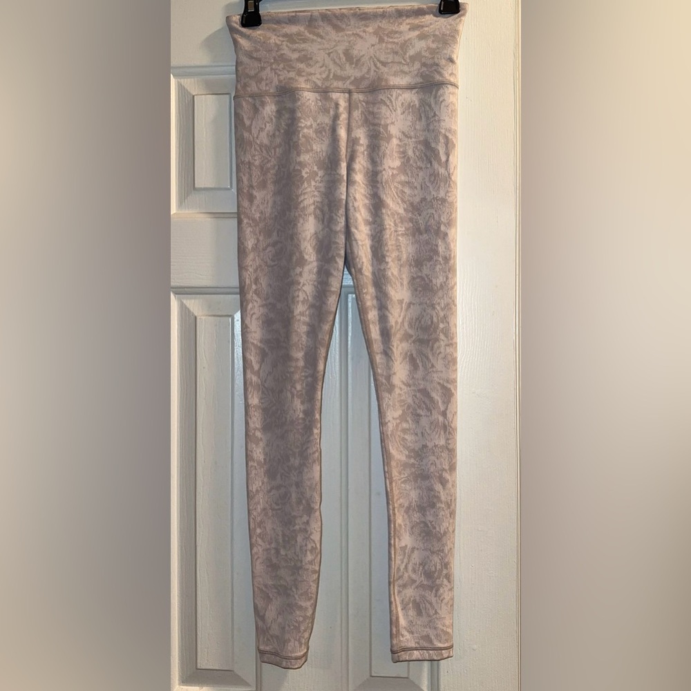 Athleta Elation Textured Tights in Mauve Color